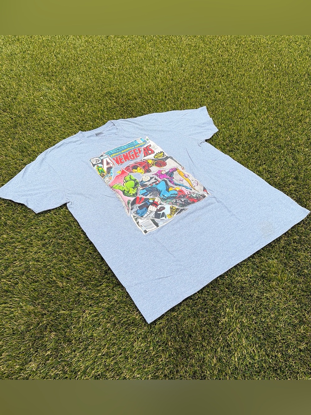 1998 Marvel Avengers Comic Cover Graphic Tee Size XL